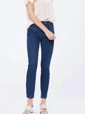PAIGE Hoxton Ankle High Rise Skinny Jeans - Dark Wash Size 24